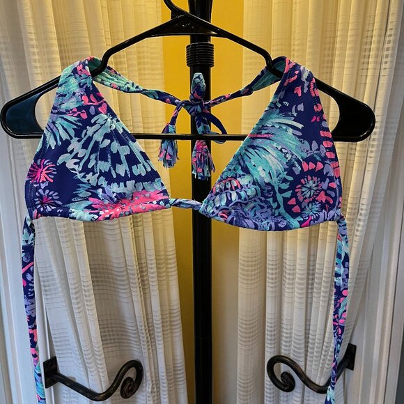 Lilly Pulitzer triangle bathing suit top size 2 - Picture 1 of 4